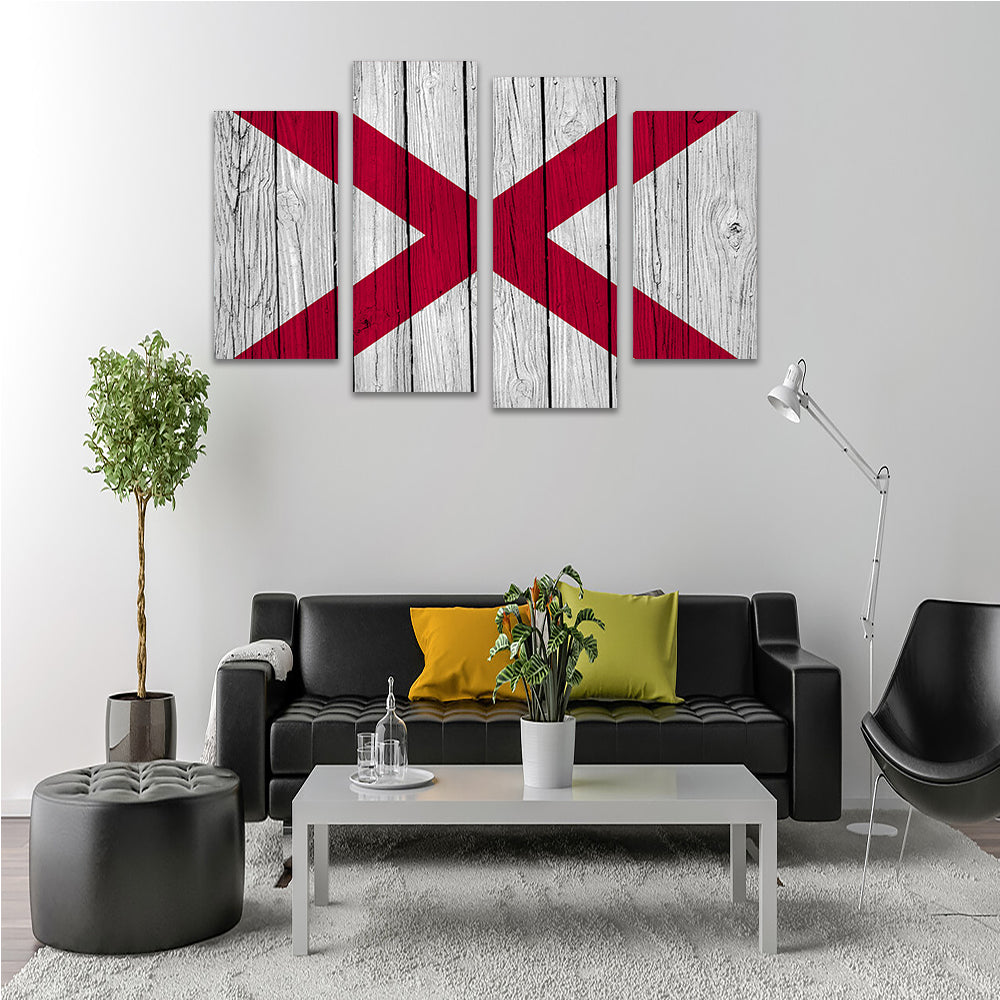 Alabama State Flag Wall Art