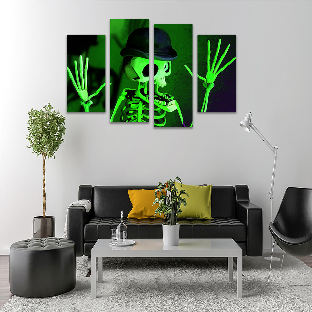 Corpse Bride Skeleton Wall Art