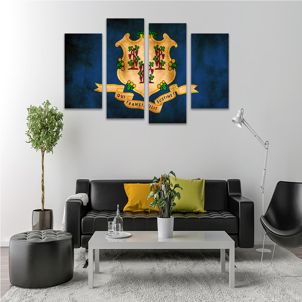 Connecticut State Flag Wall Art