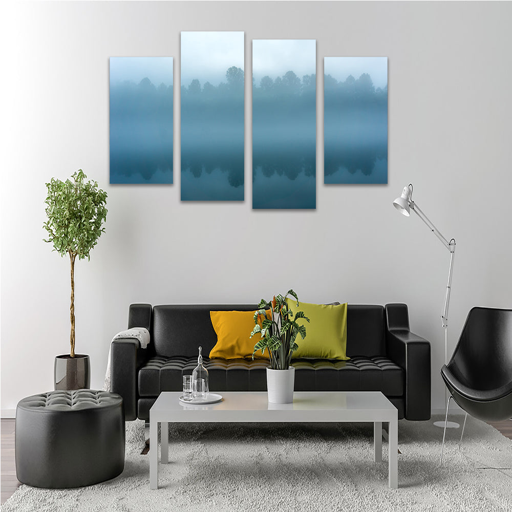 Foggy Tennessee Morning on the River Wall Art