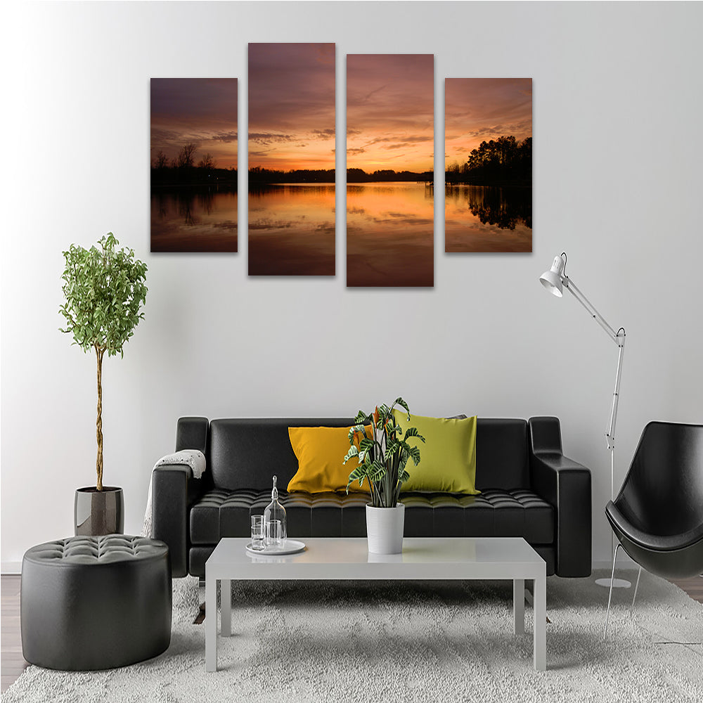 Lake Weiss Sunrise Wall Art