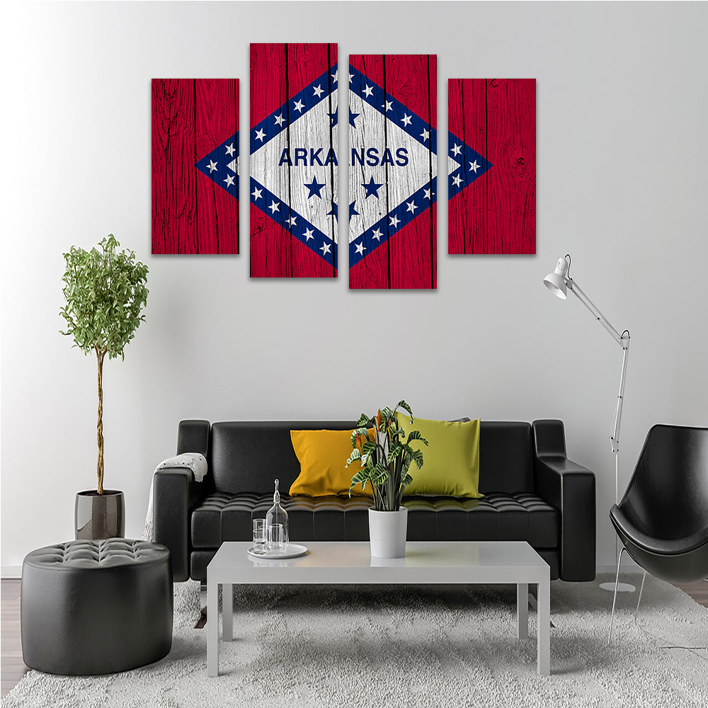 Arkansas State Flag Wall Art