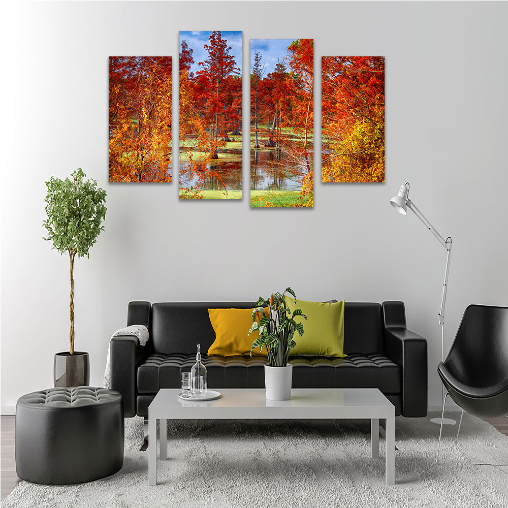 Lake Conway Cypress Trees Wall Art