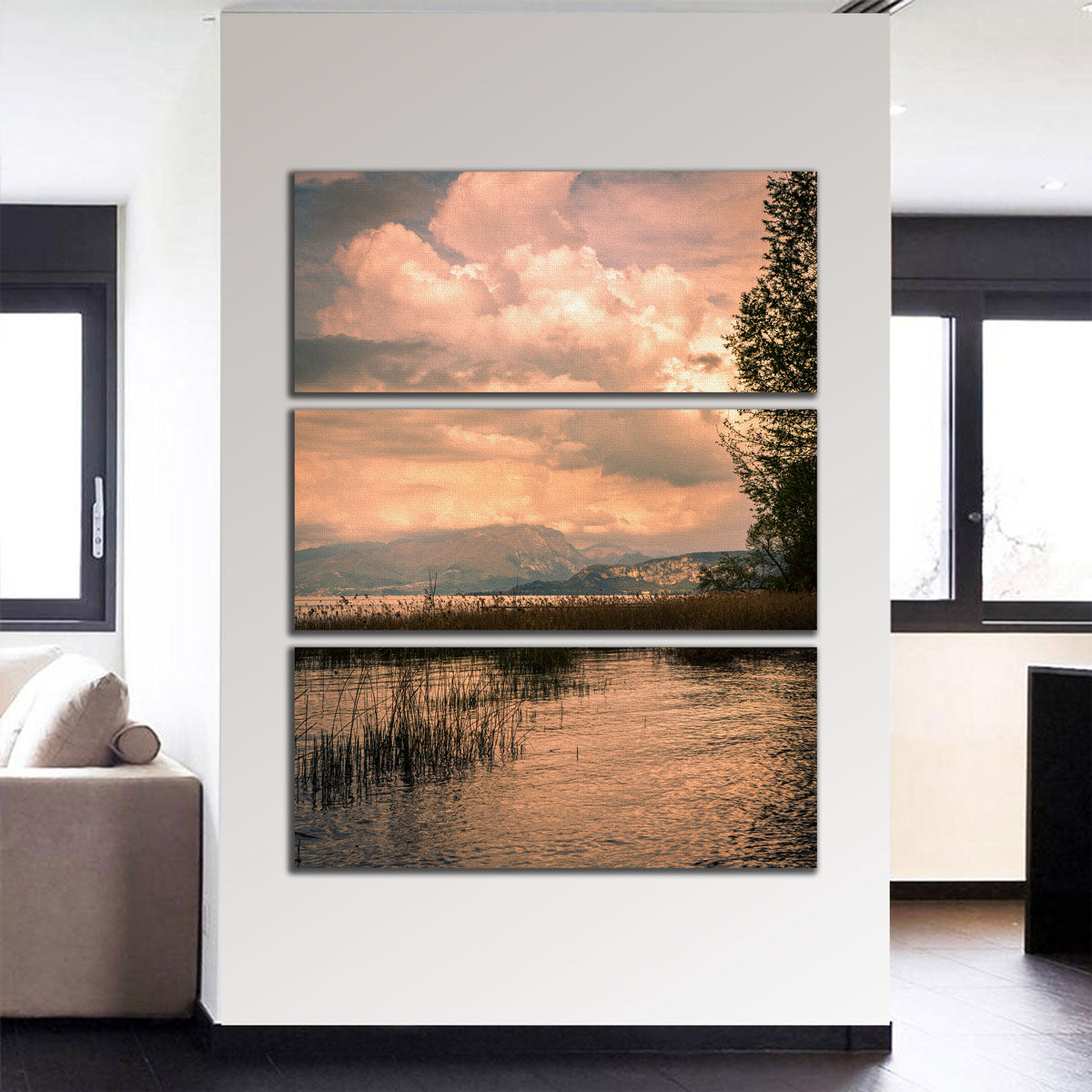 A Painting From A Lake Wall Art