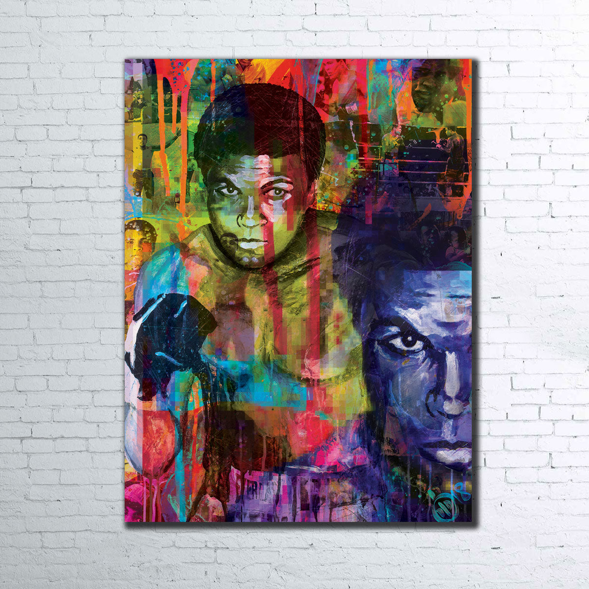 Color Drip Ali Wall Art