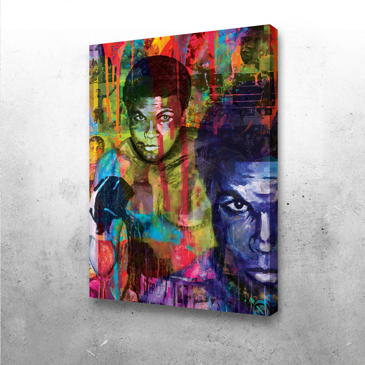 Color Drip Ali Wall Art