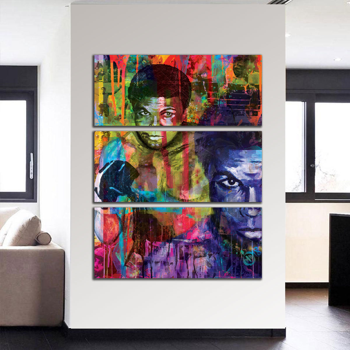Color Drip Ali Wall Art