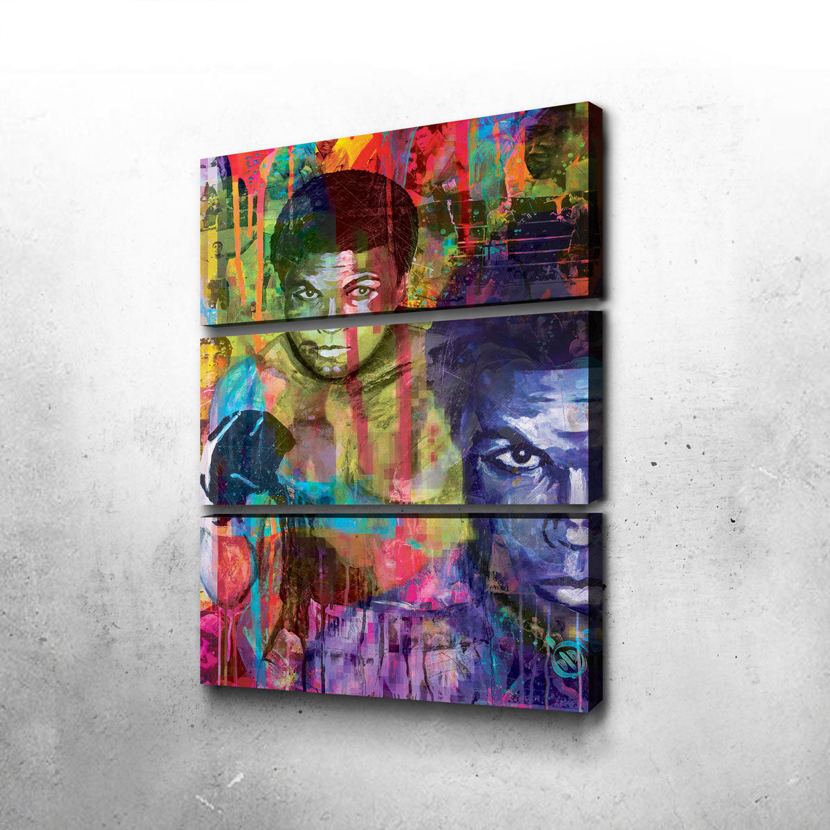 Color Drip Ali Wall Art
