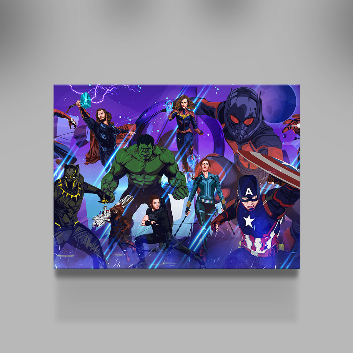 Marvel Character Collage Wall Art