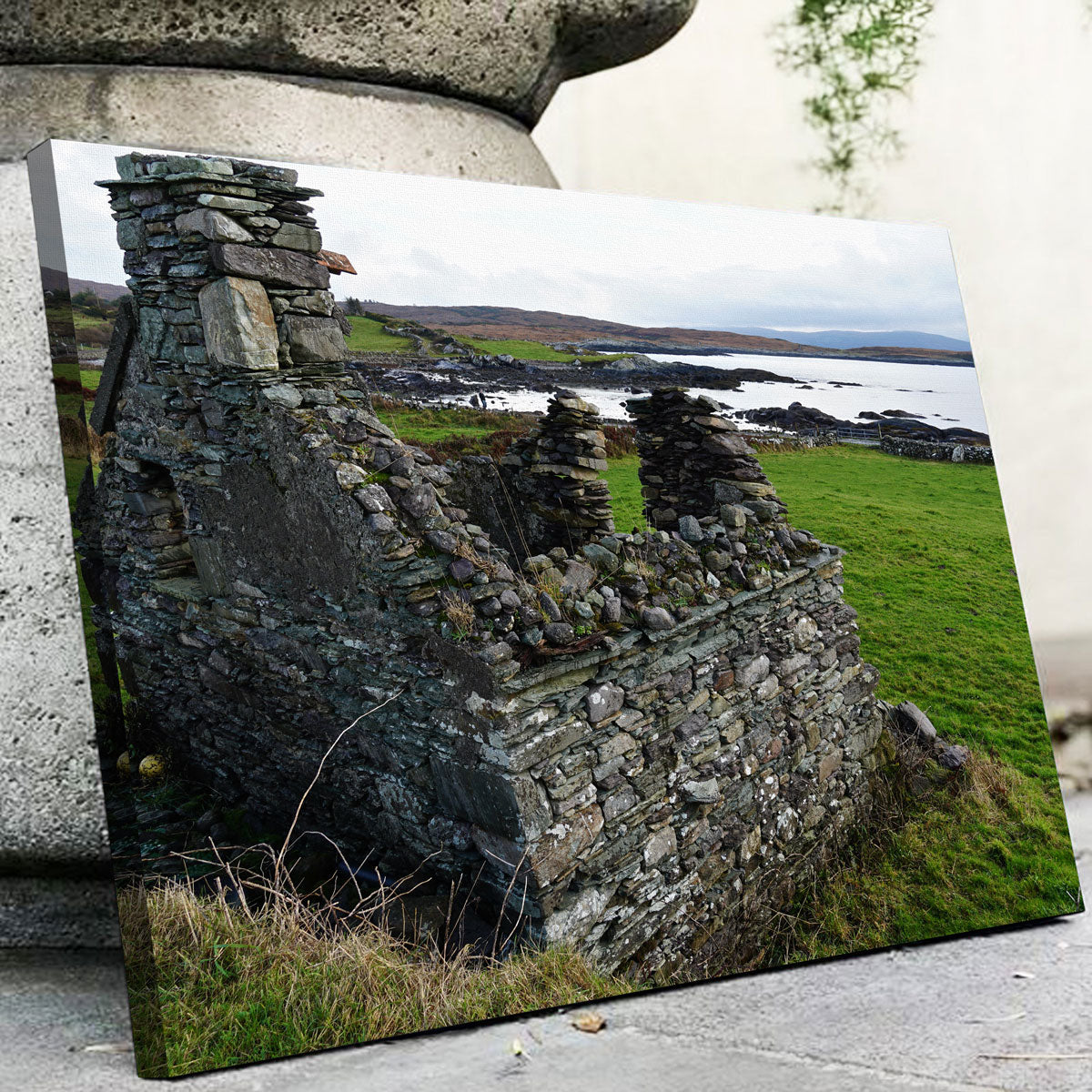 Abandoned House - Trafask, Ireland Wall Art