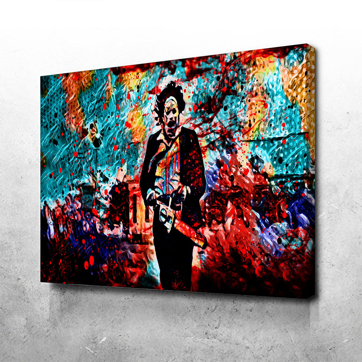 Abstract Leatherface Wall Art