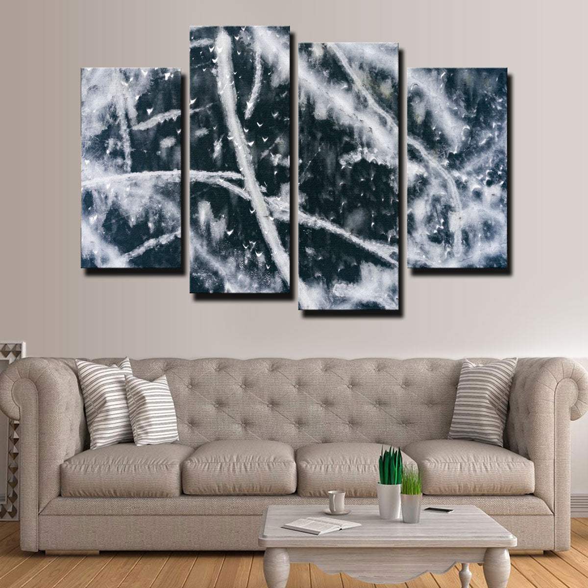 Abstract Aerial Wall Art