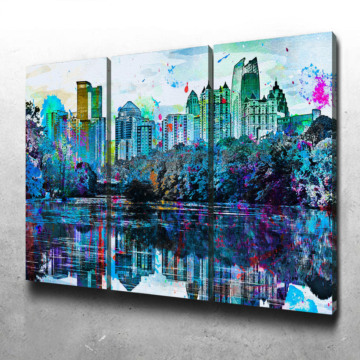 Abstract Atlanta Canvas Set