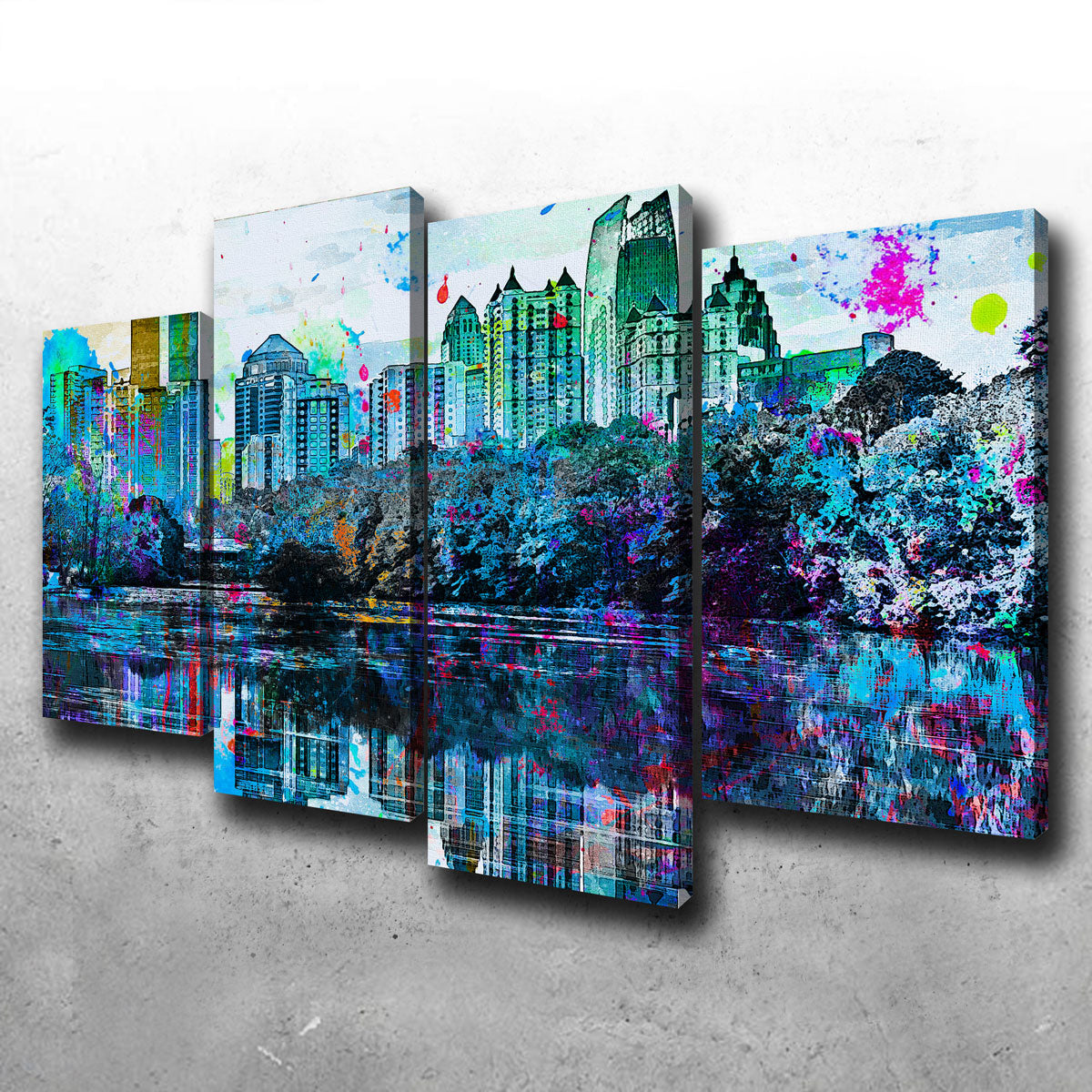 Abstract Atlanta Canvas Set