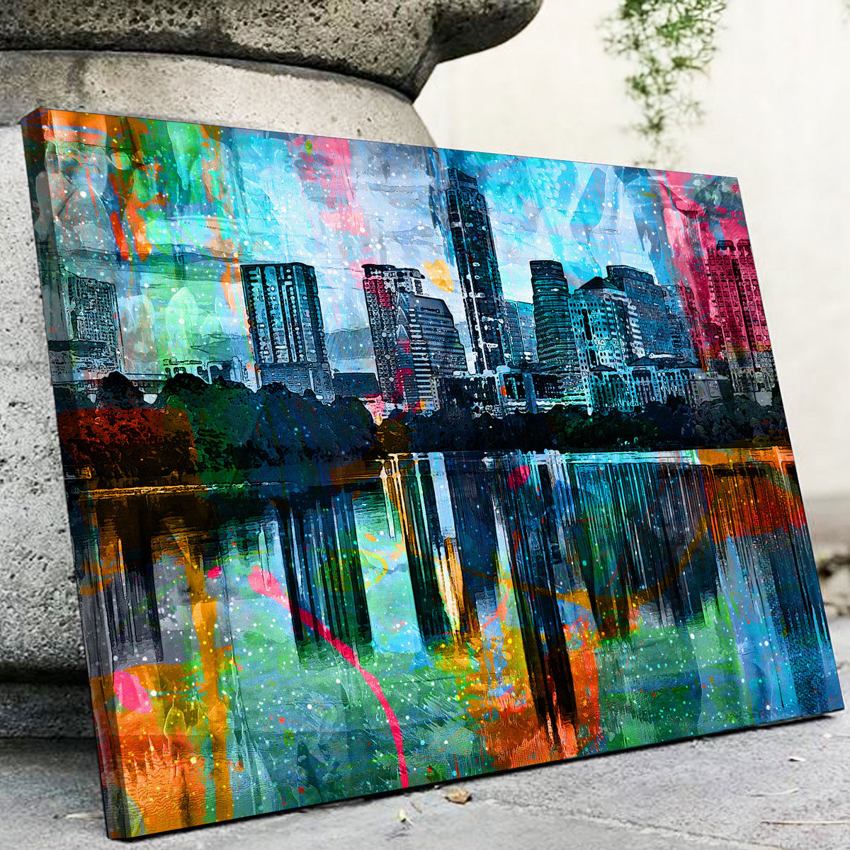 Abstract Austin Canvas Set