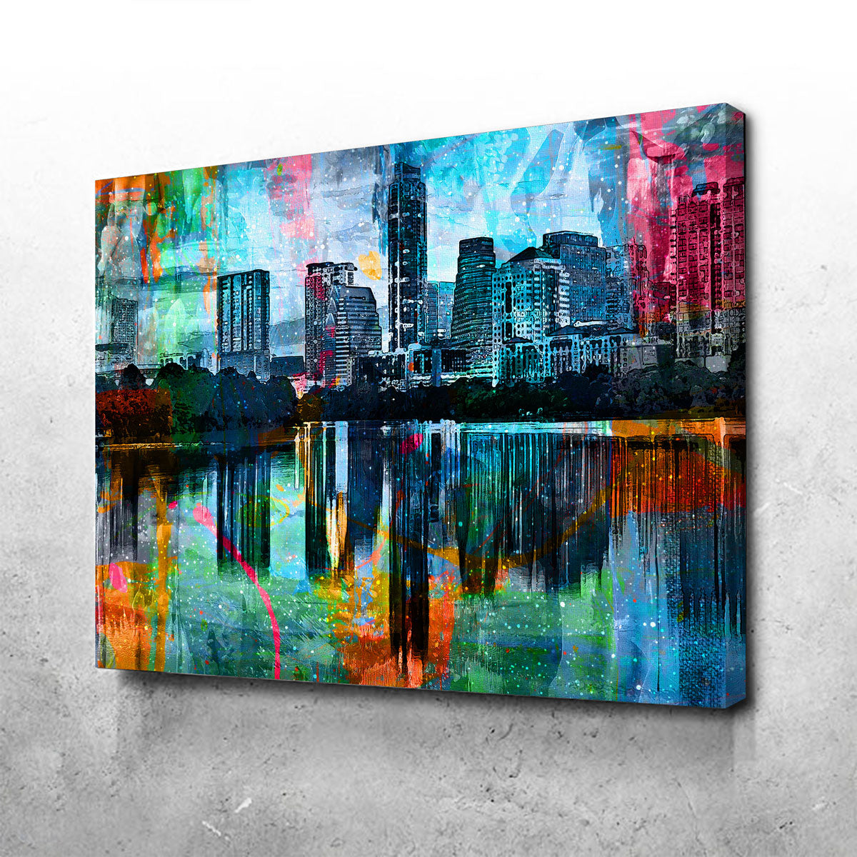 Abstract Austin Wall Art