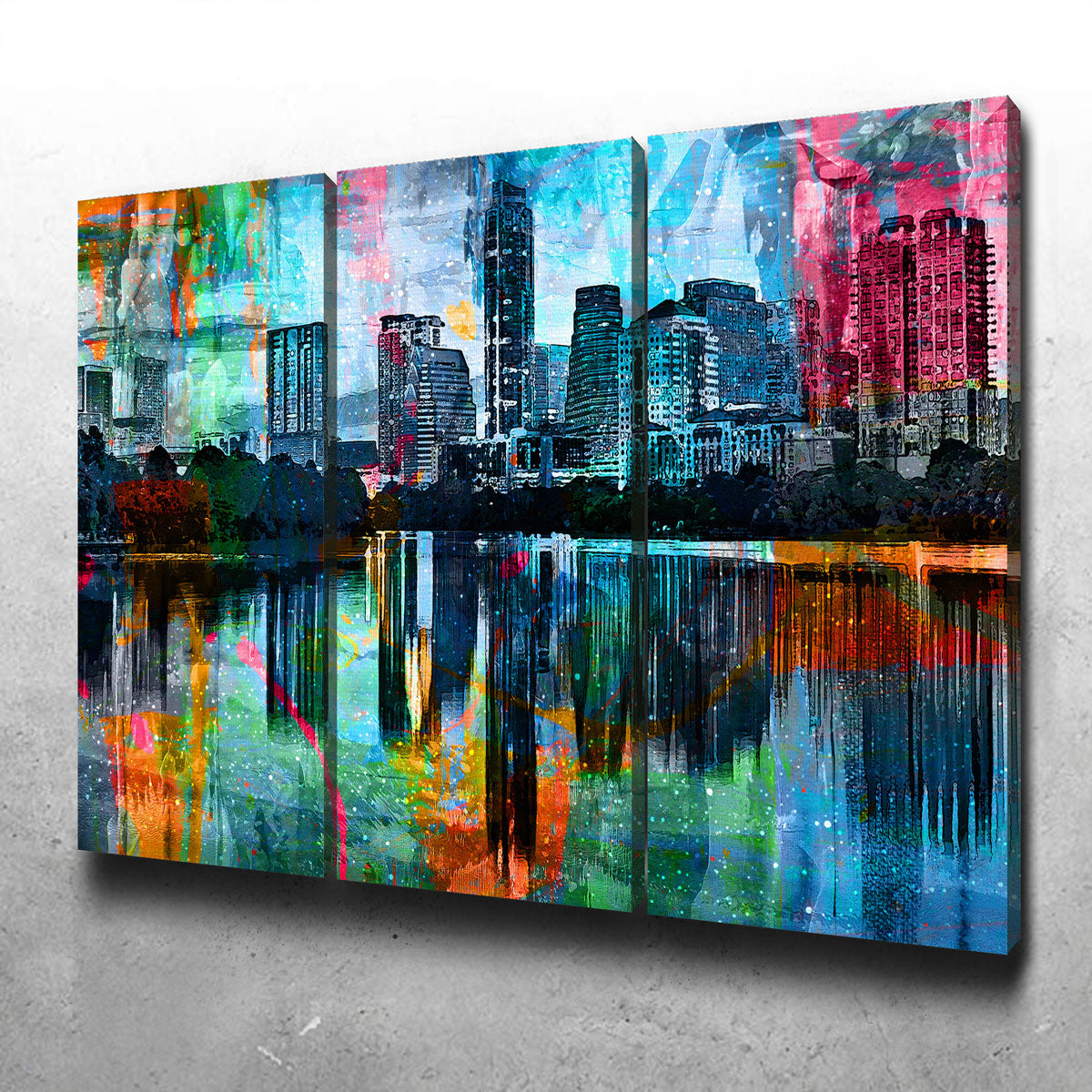 Abstract Austin Wall Art
