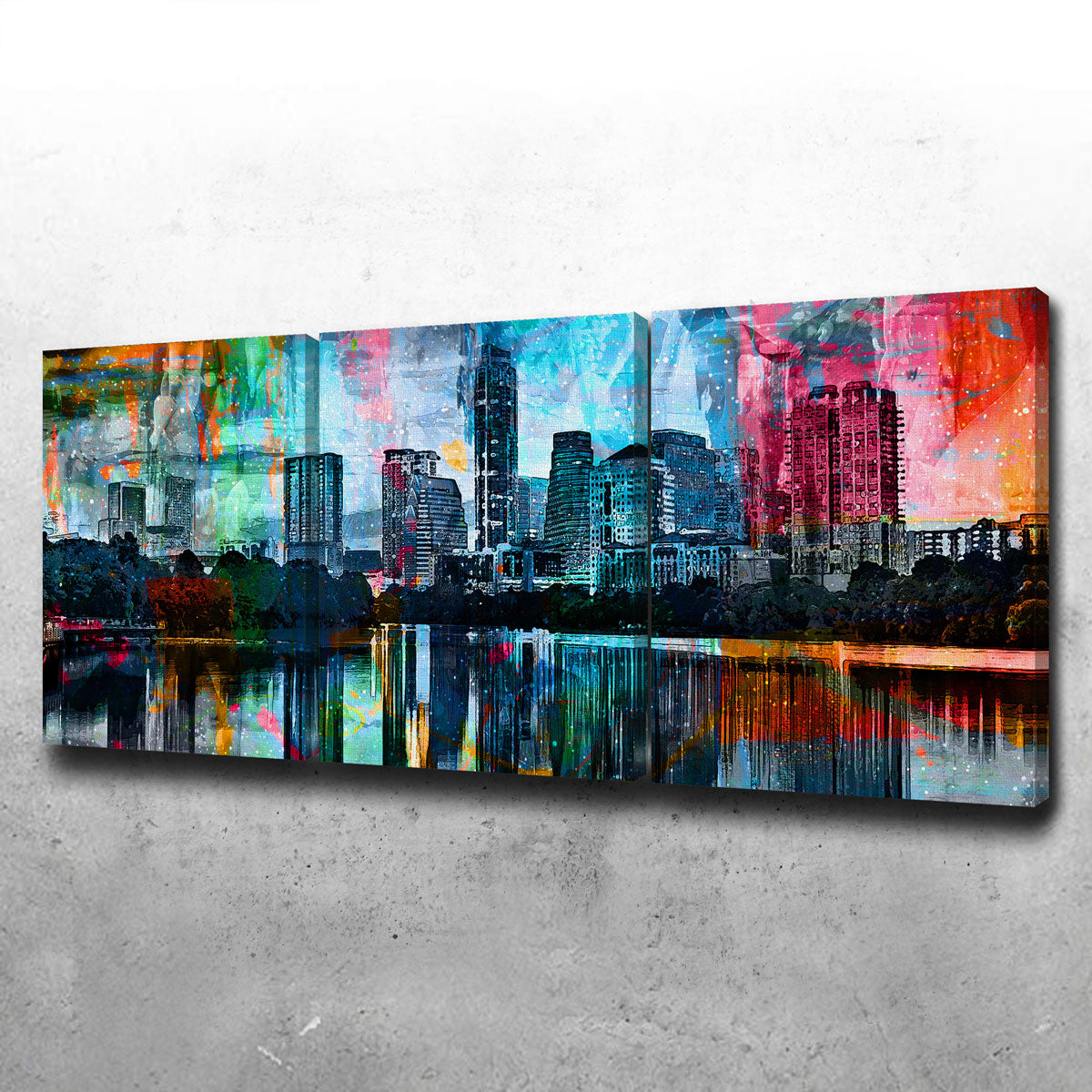 Abstract Austin Wall Art