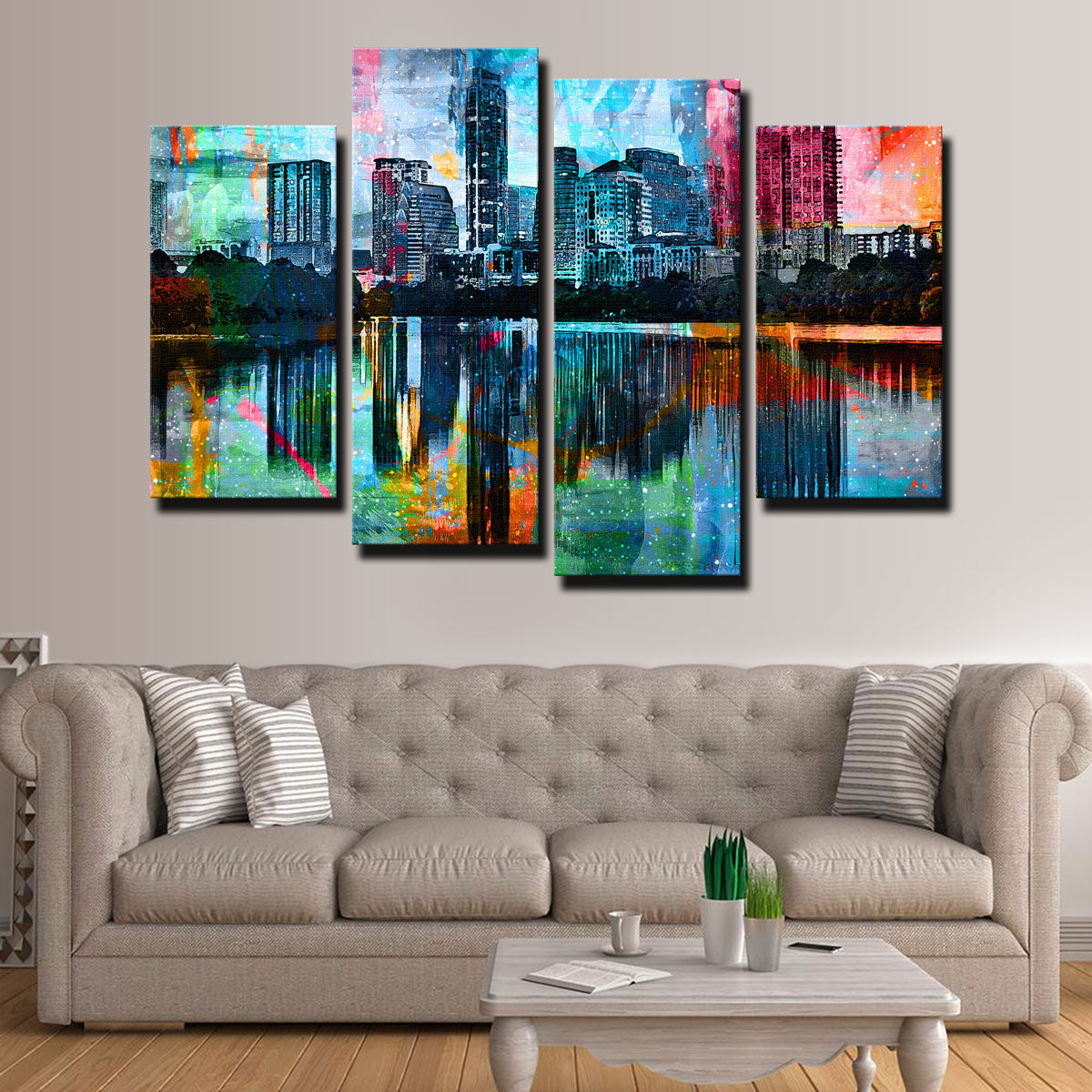 Abstract Austin Wall Art