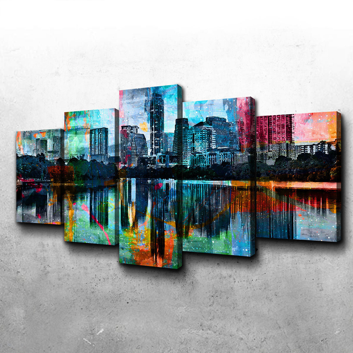 Abstract Austin Wall Art