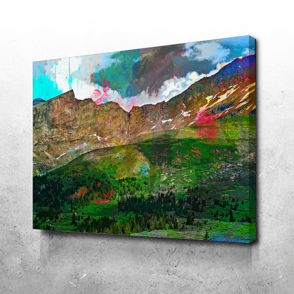 Abstract Bierstadt Wall Art