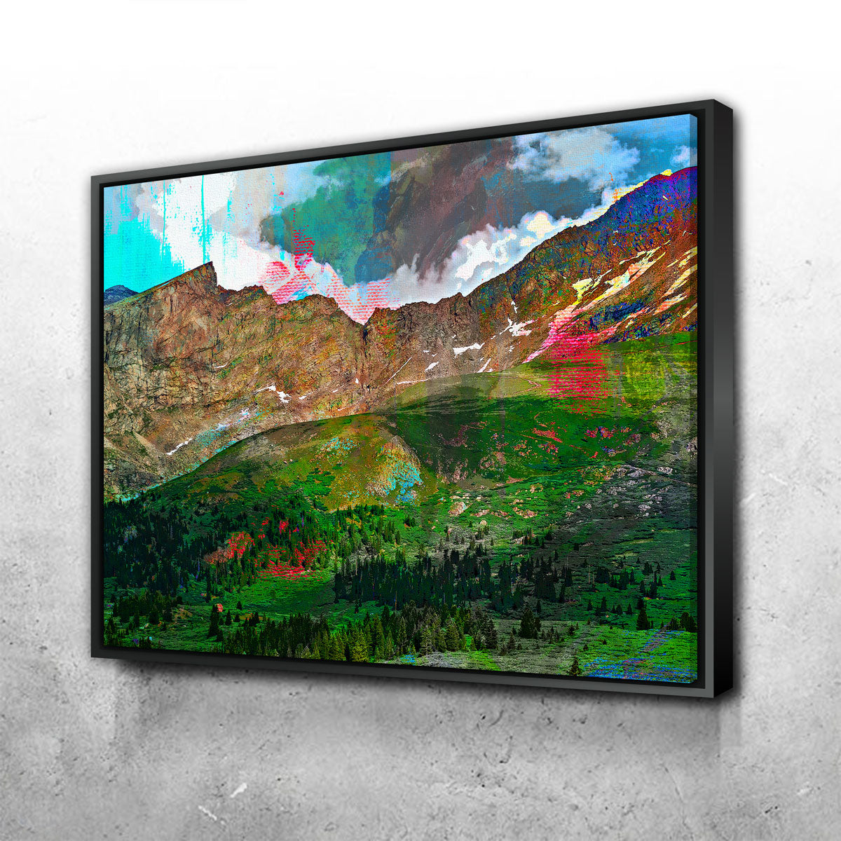 Abstract Bierstadt Wall Art