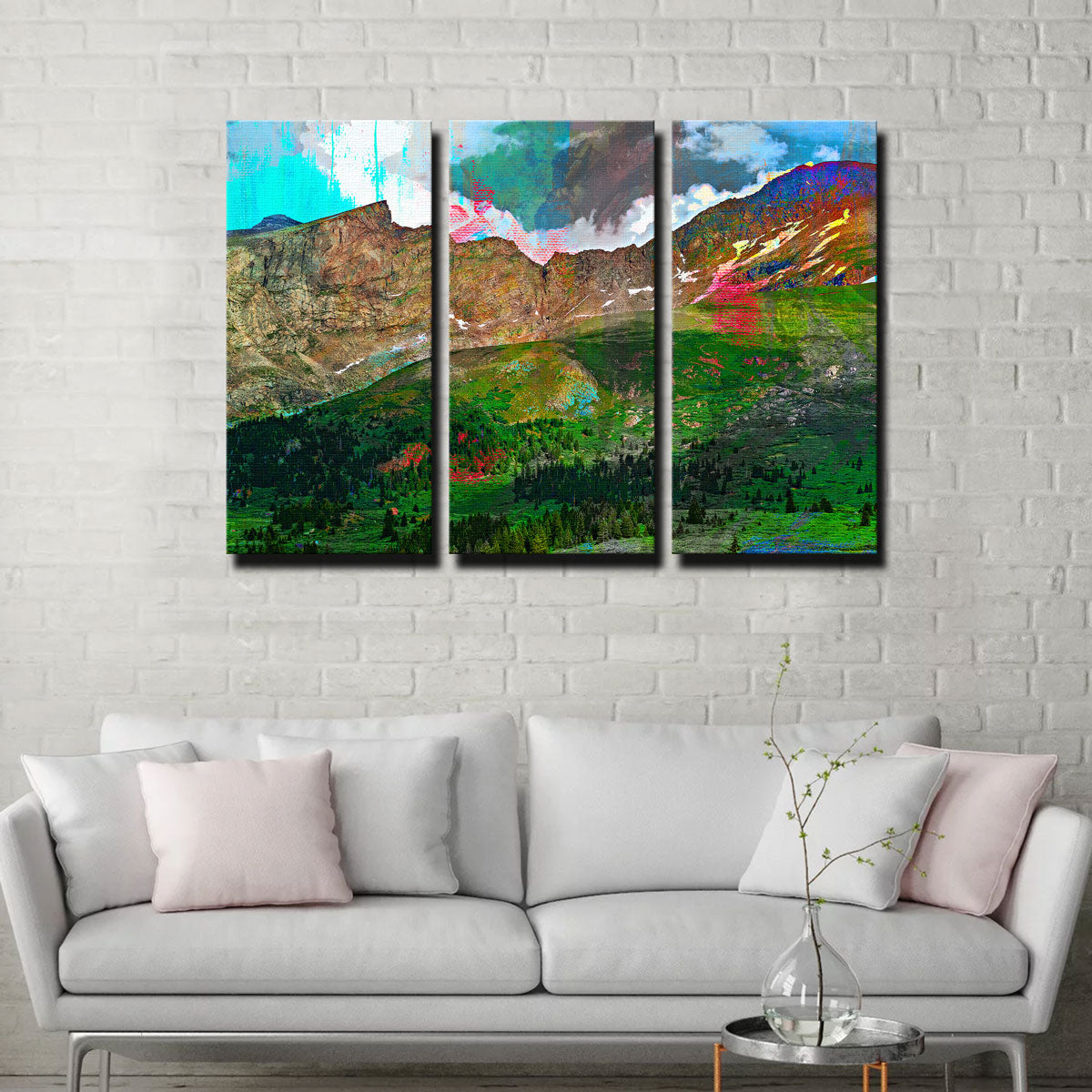 Abstract Bierstadt Wall Art