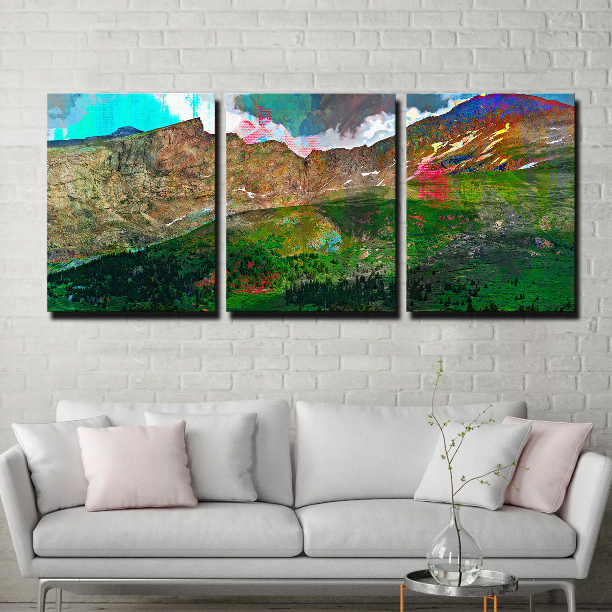 Abstract Bierstadt Wall Art