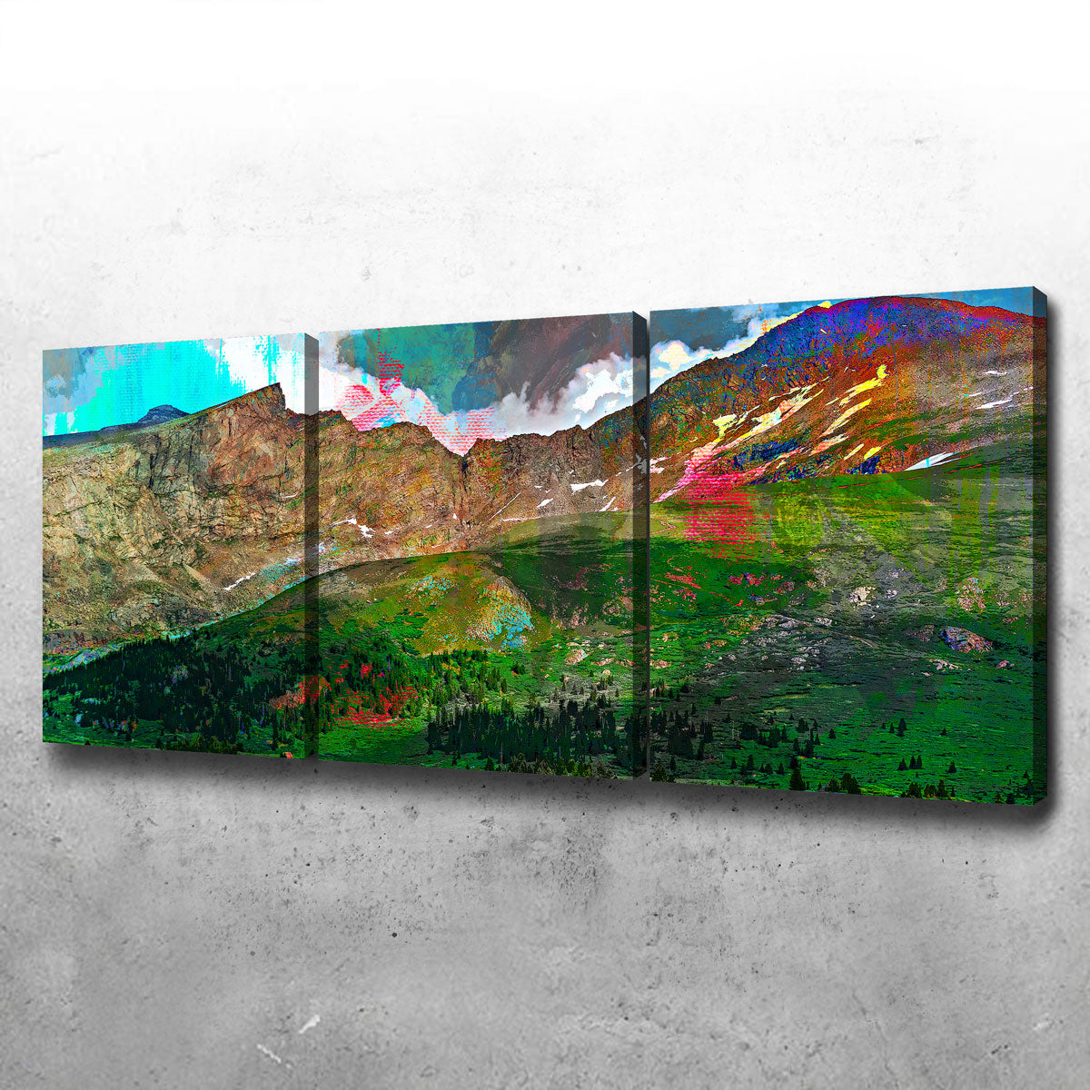 Abstract Bierstadt Wall Art