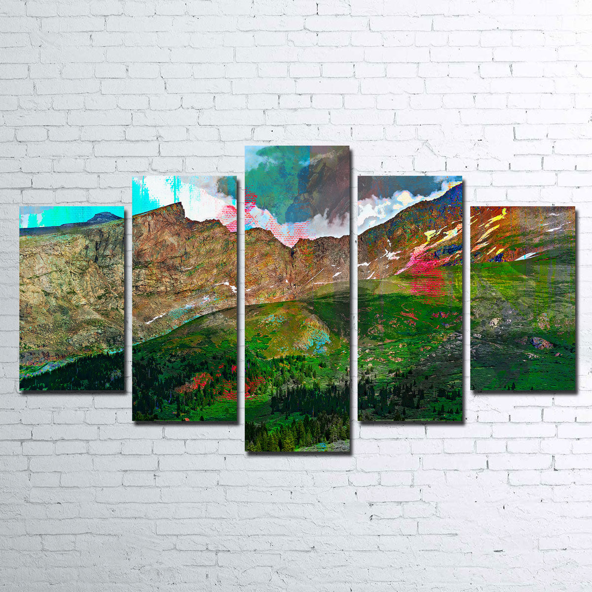 Abstract Bierstadt Wall Art