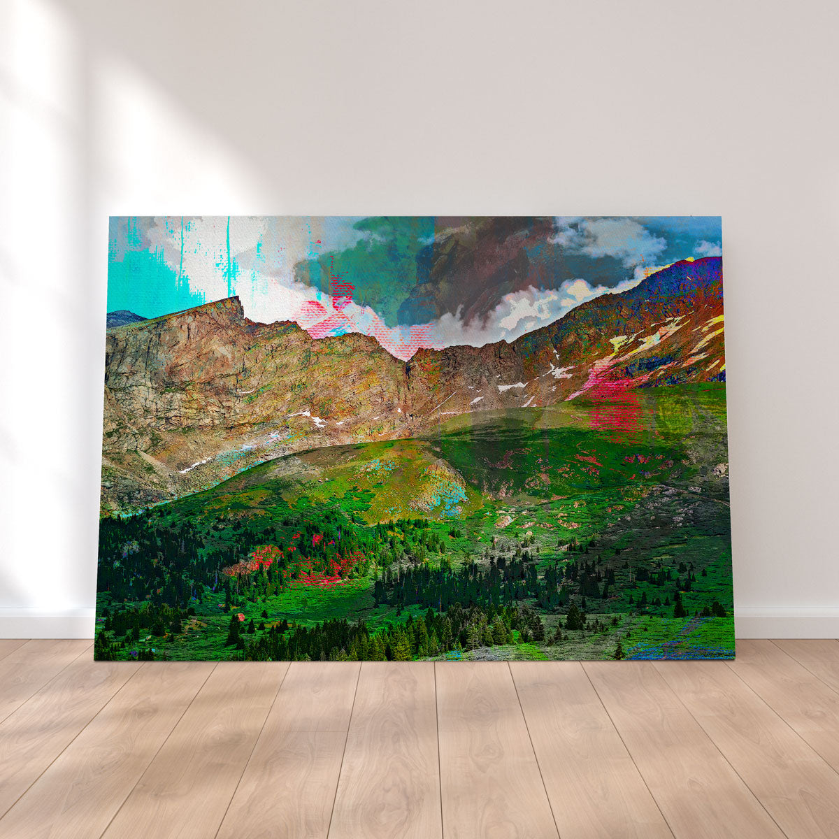 Abstract Bierstadt Wall Art