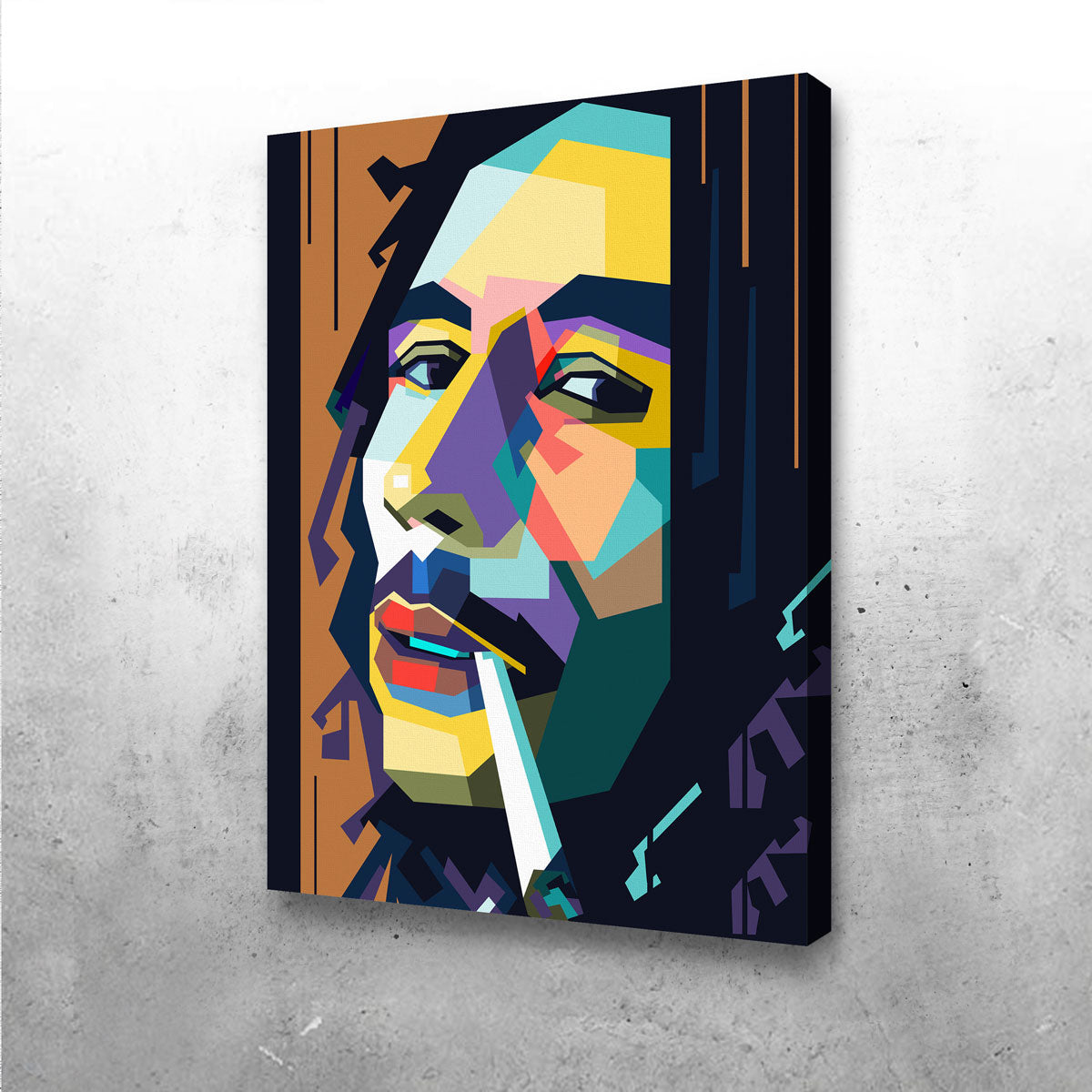 Abstract Bob Marley