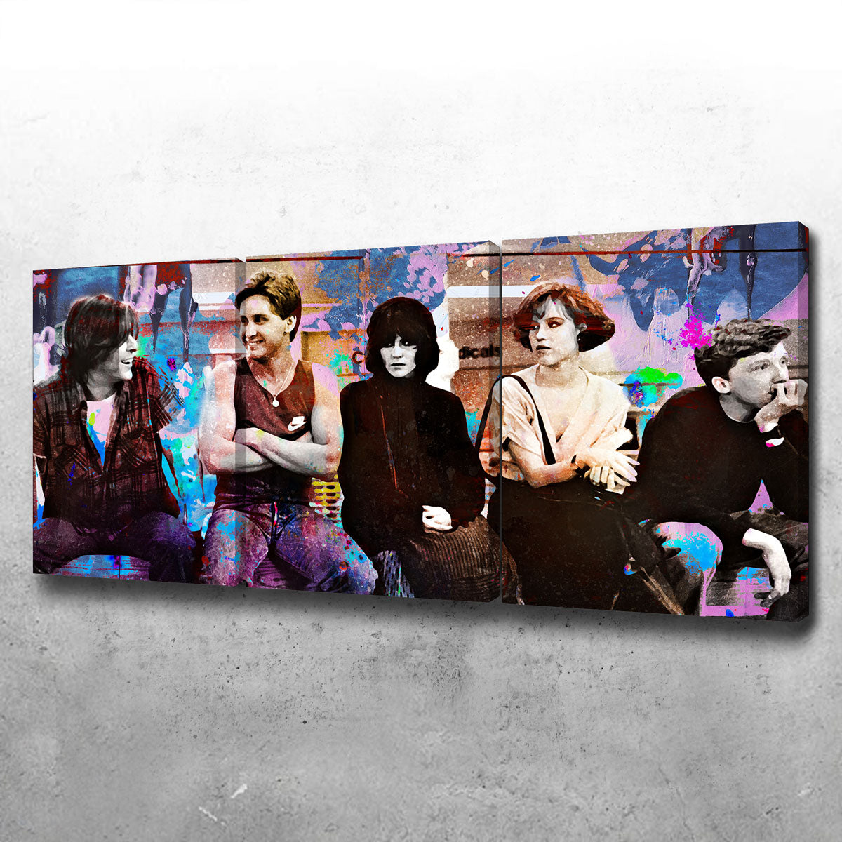 Abstract Breakfast Club Canvas Set