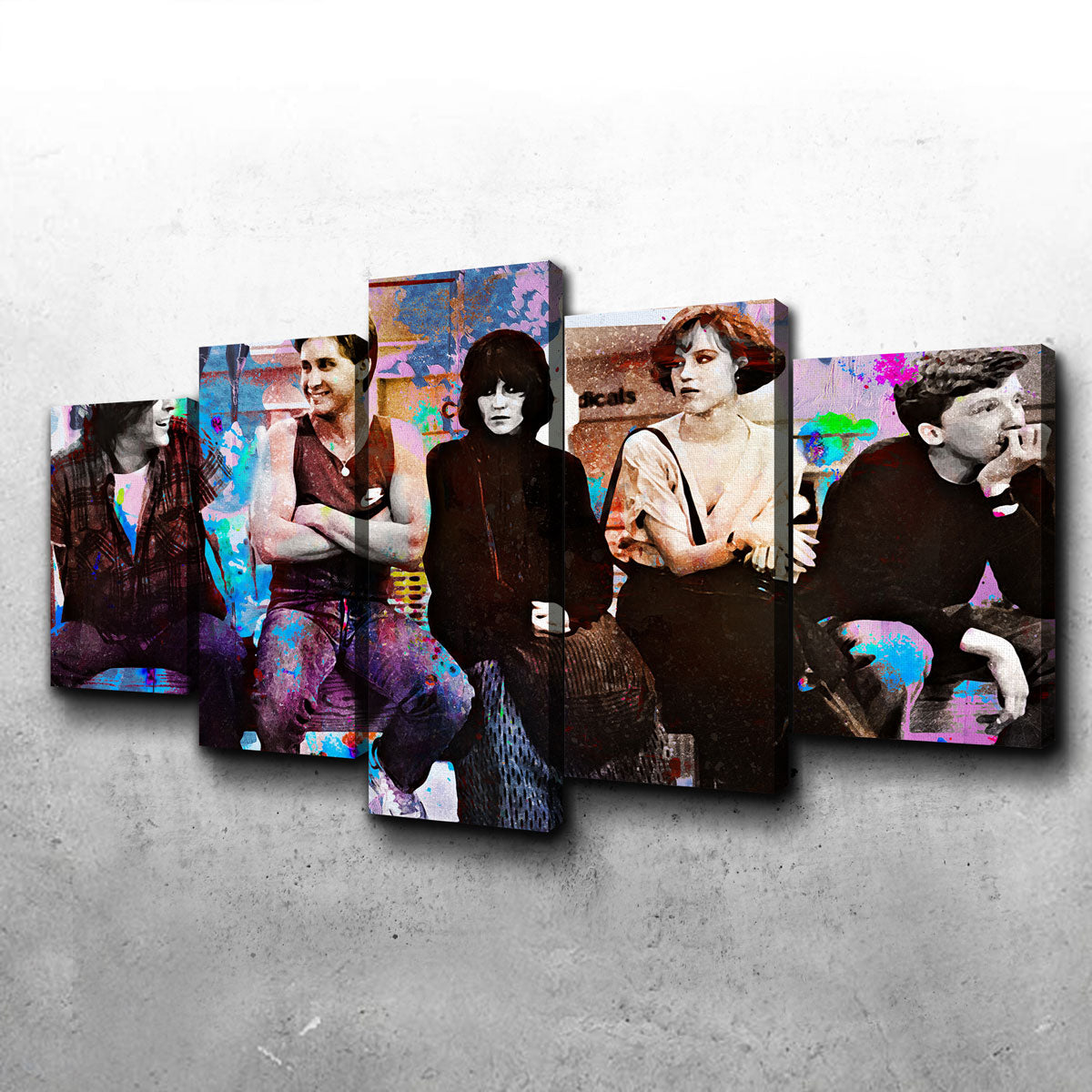 Abstract Breakfast Club Wall Art