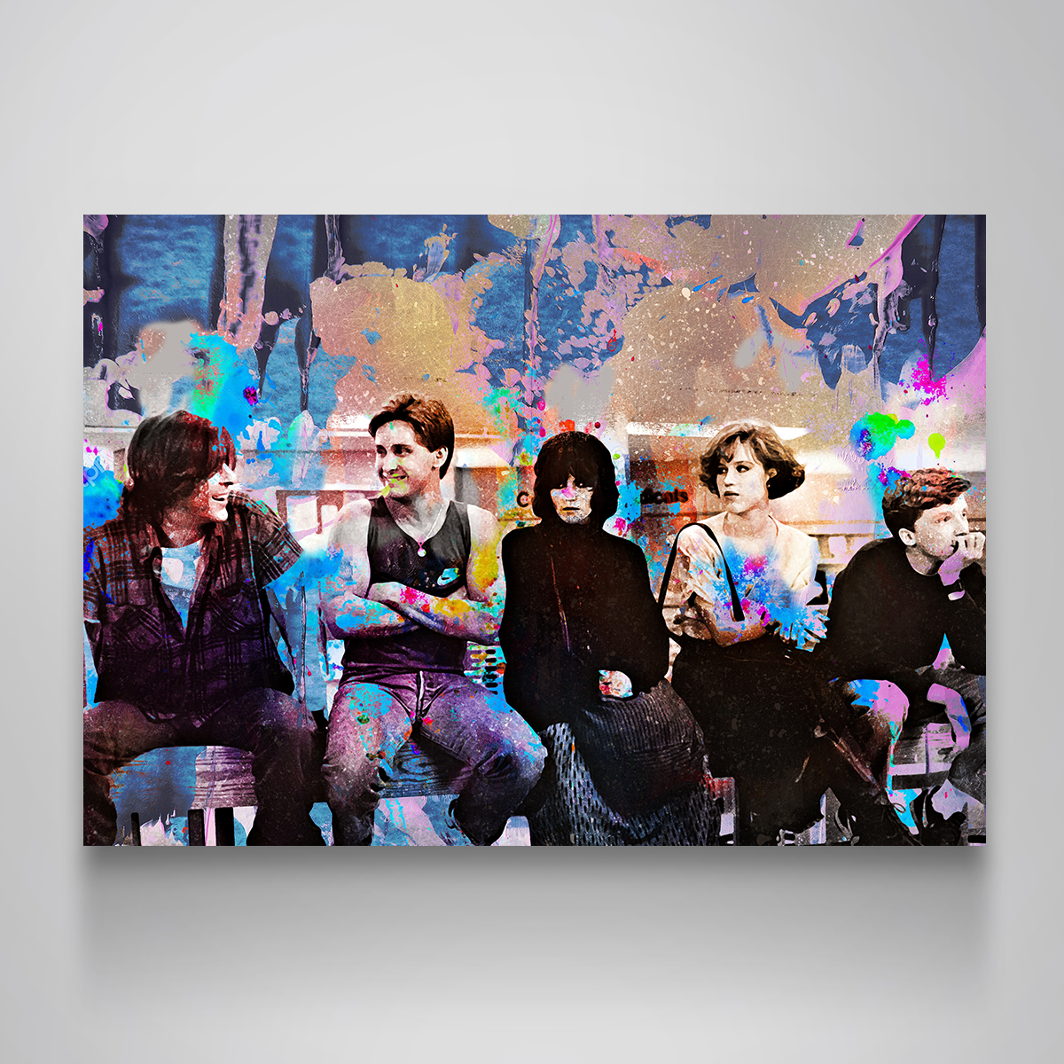 Abstract Breakfast Club Wall Art
