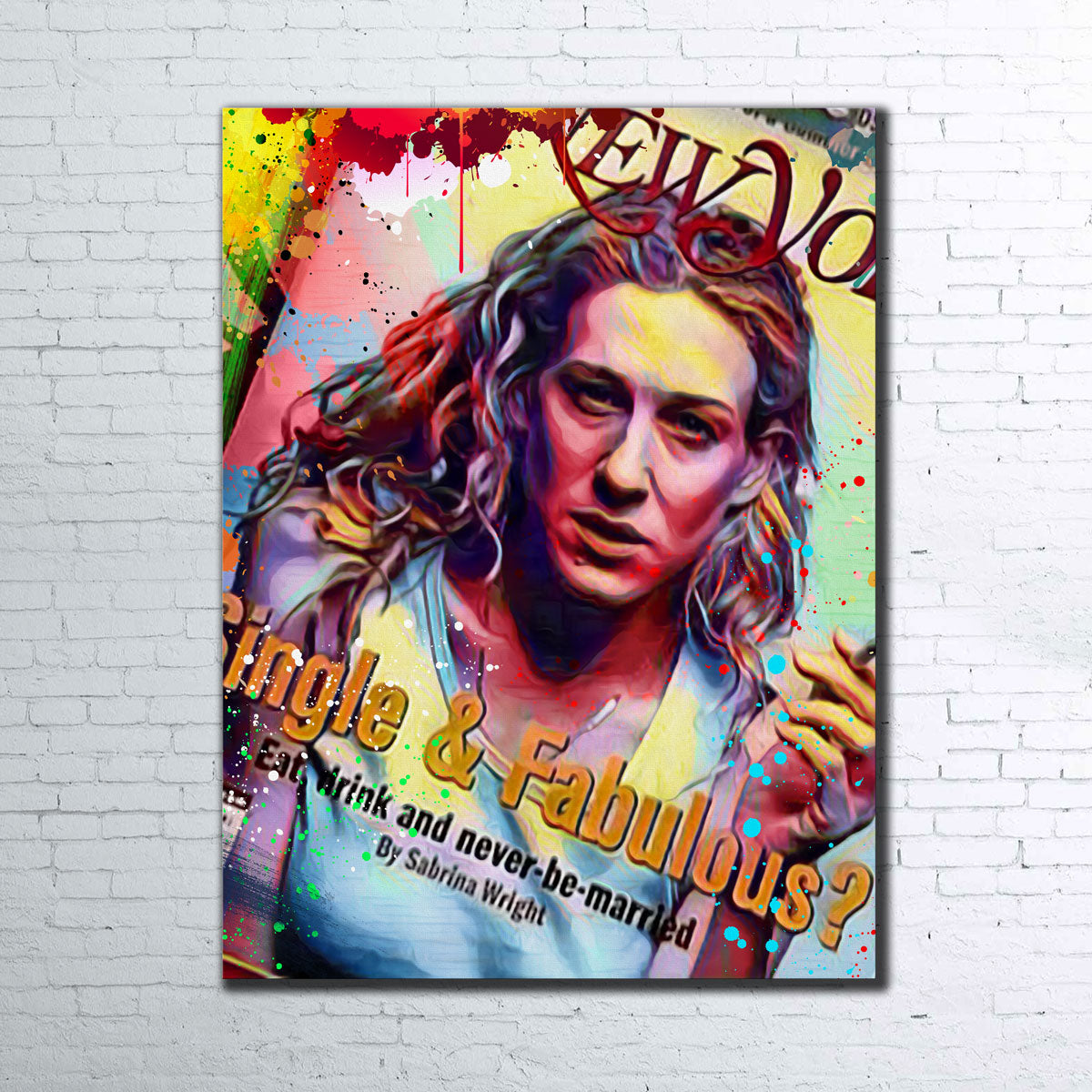 Single & Fabulous Canvas Wall Art