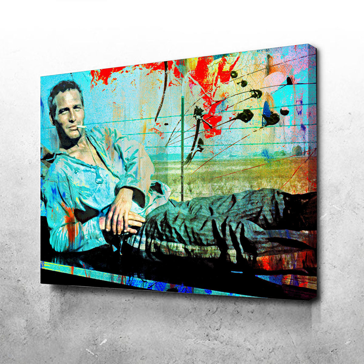 Abstract Cool Hand Luke Wall Art