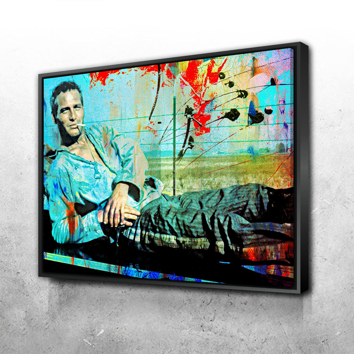 Abstract Cool Hand Luke Wall Art
