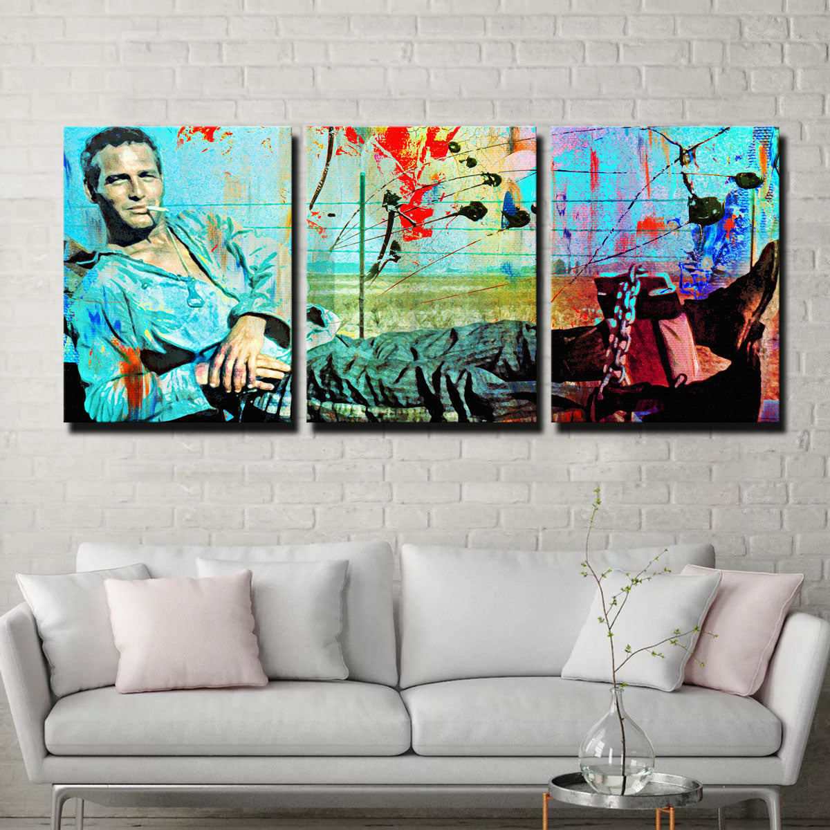 Abstract Cool Hand Luke Wall Art