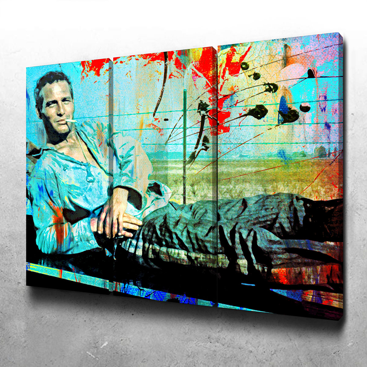 Abstract Cool Hand Luke Wall Art