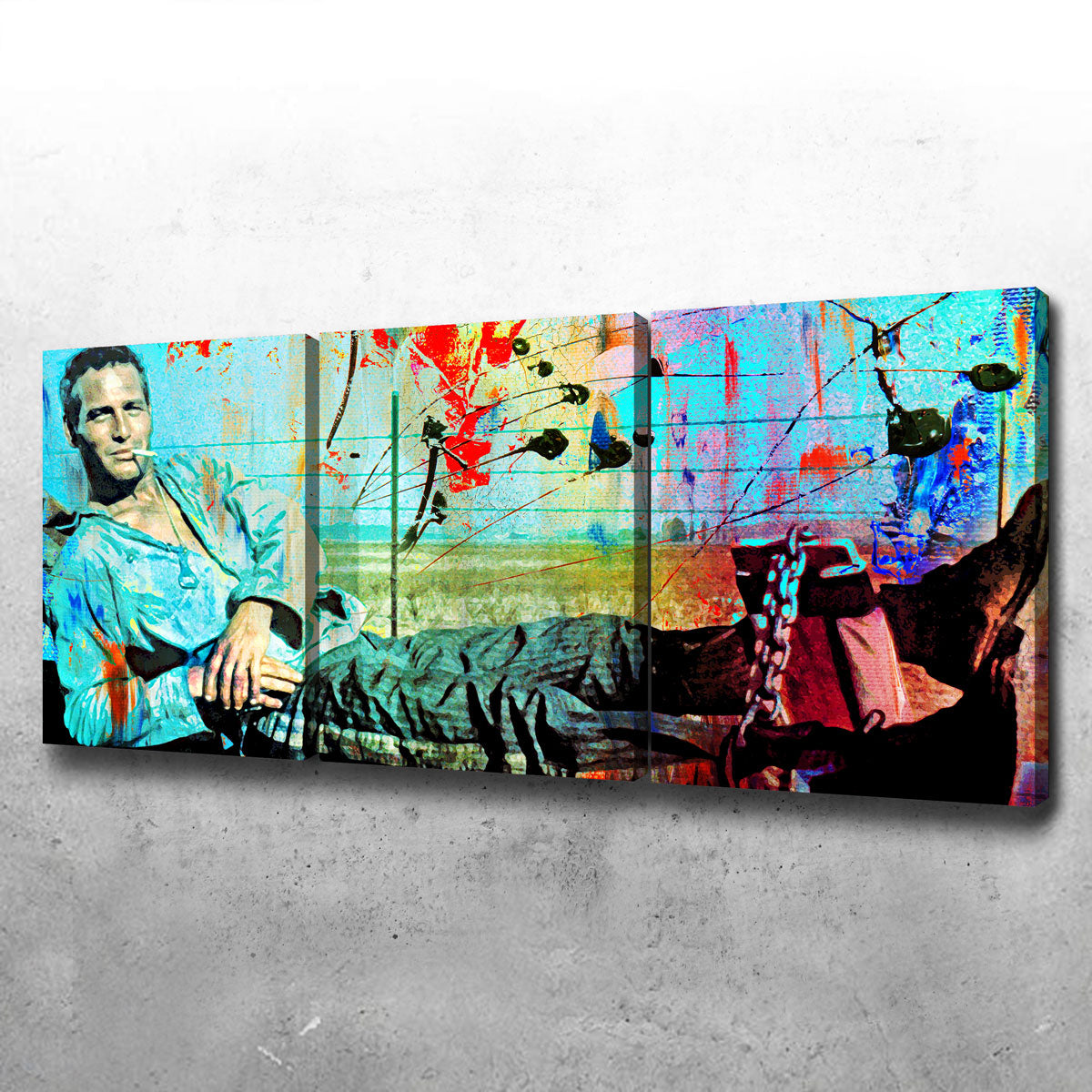 Abstract Cool Hand Luke Wall Art