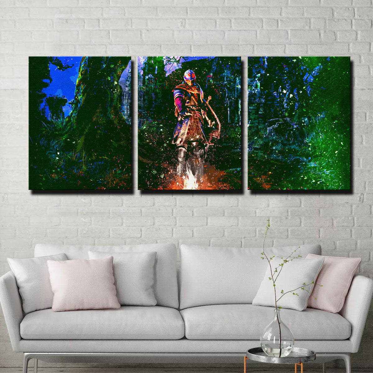 Abstract Dark Souls Canvas Set