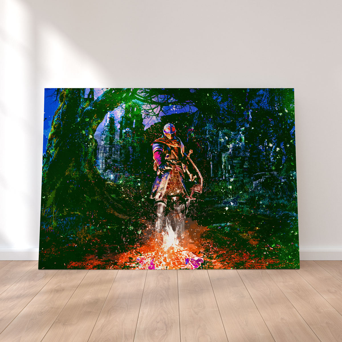 Abstract Dark Souls Wall Art