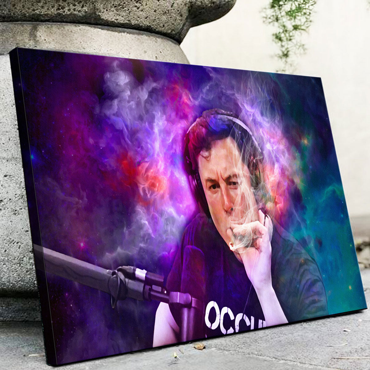 Elon Smoking Wall Art