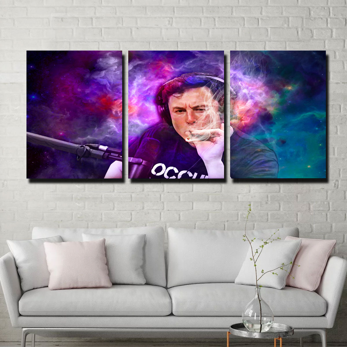 Elon Smoking Wall Art