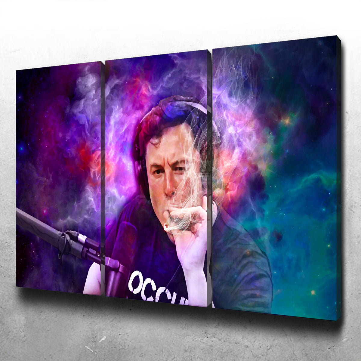 Elon Musk Art canvas portrait, Pop Art Prints, Vibrant, Canvas discount Wall Art, Cool art