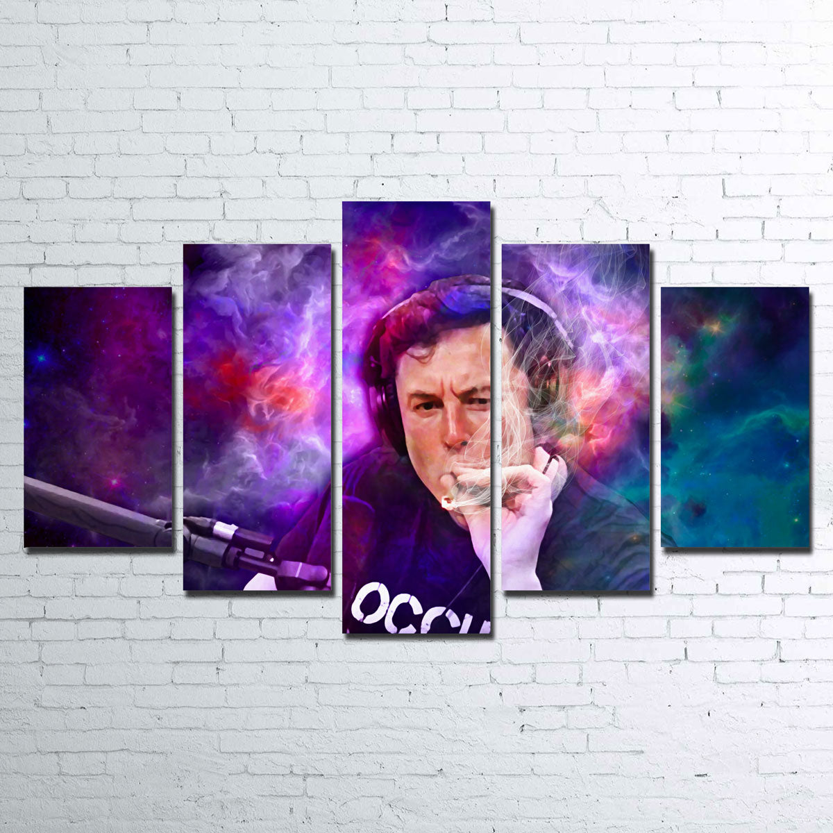 Elon Smoking Wall Art