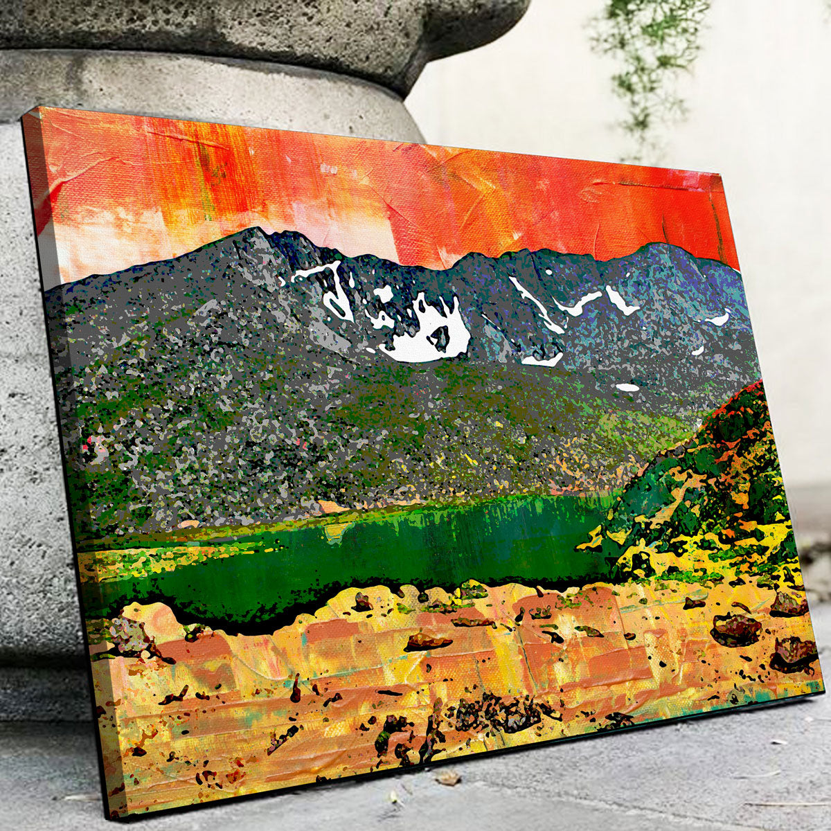 Abstract Evans Wall Art