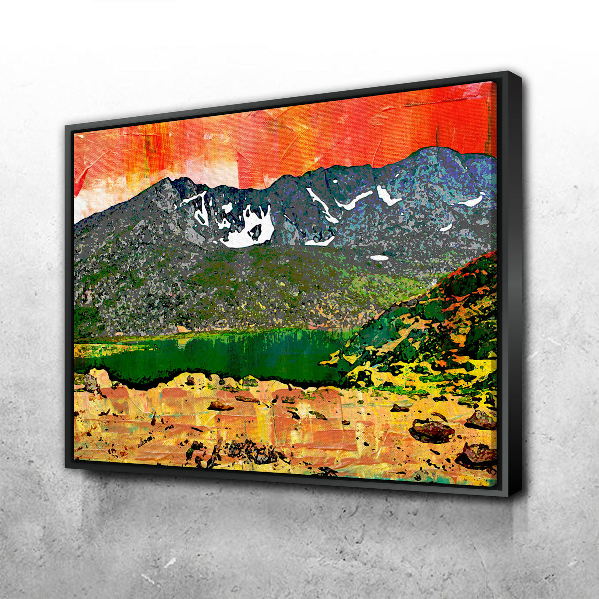 Abstract Evans Wall Art