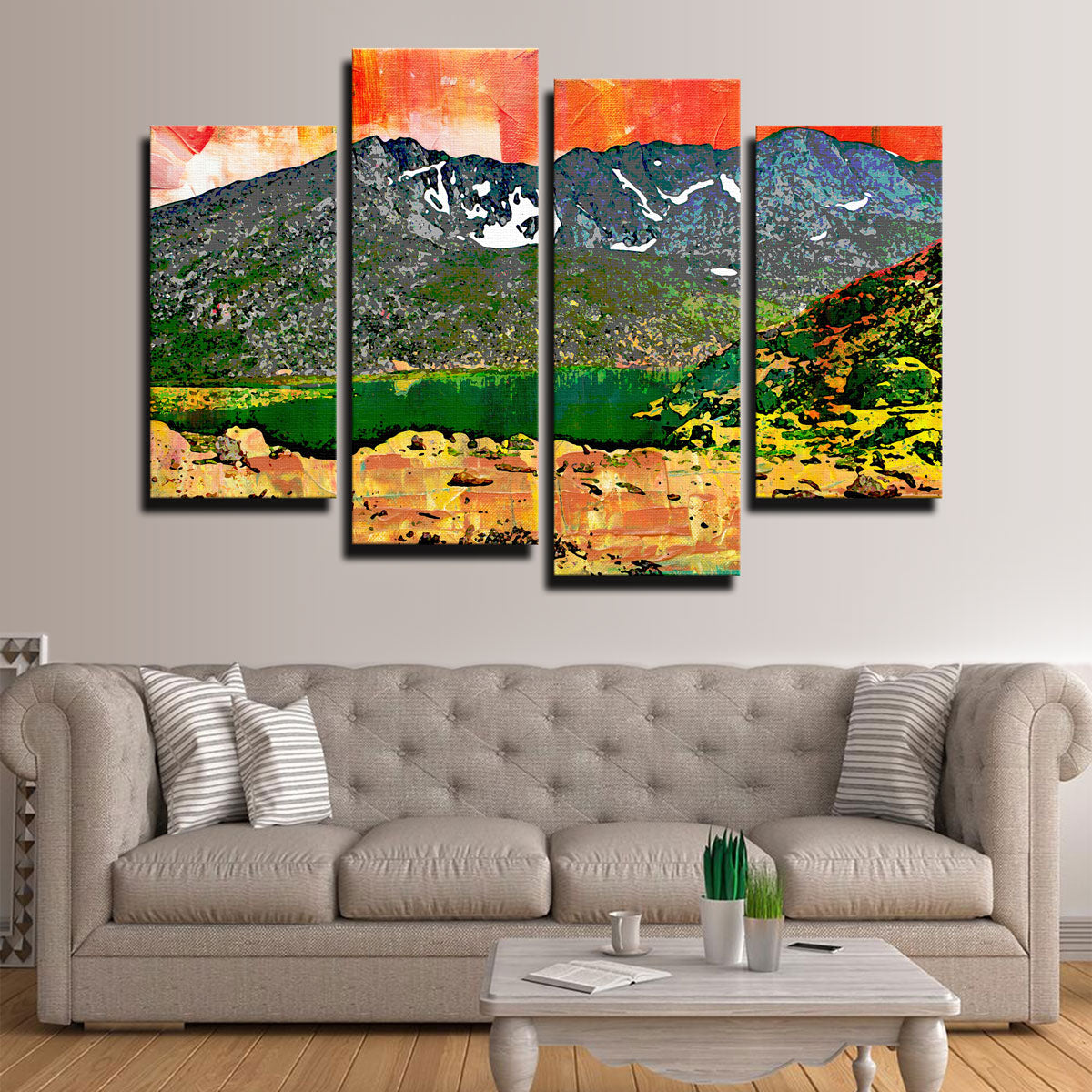 Abstract Evans Wall Art